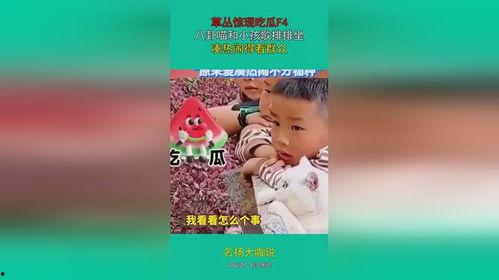 小孩娱乐吃瓜,小宝贝们的快乐“吃瓜”时光